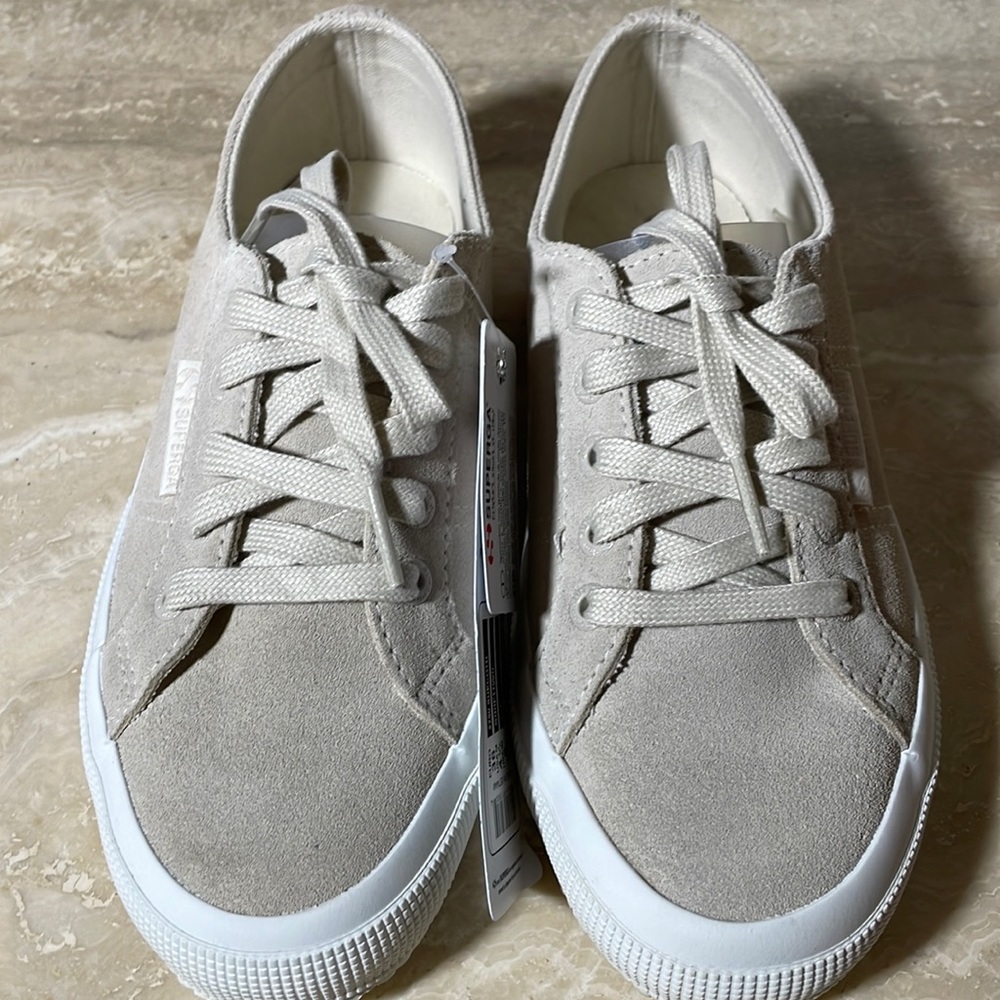 Superga Sz 6 Cafe Noir Suede Sneakers